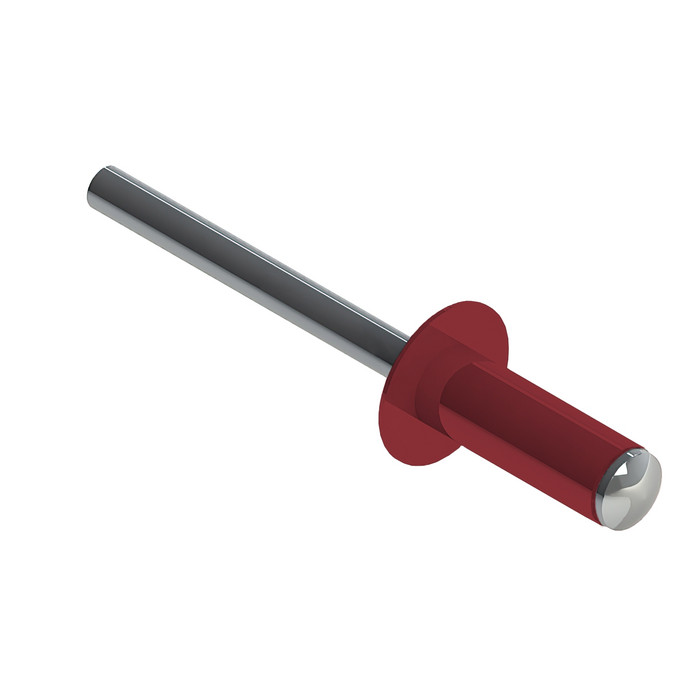 Заклёпка вытяжная Daxmer 3,2х8,0 RAL 3031 (1000 шт) сталь/сталь