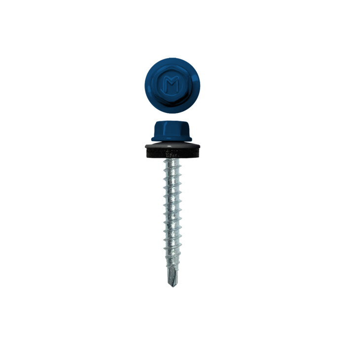 Саморез кровельный Daxmer 4,8х29 (250шт) сверло №1 RAL 5005