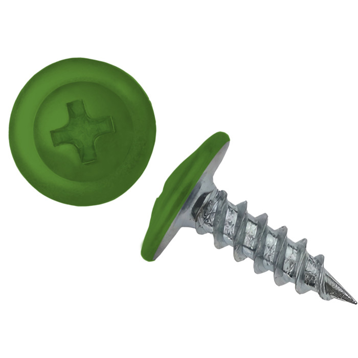 Саморез ПШ 4,2х13 (1000шт) шлиц PH2 RAL 6018