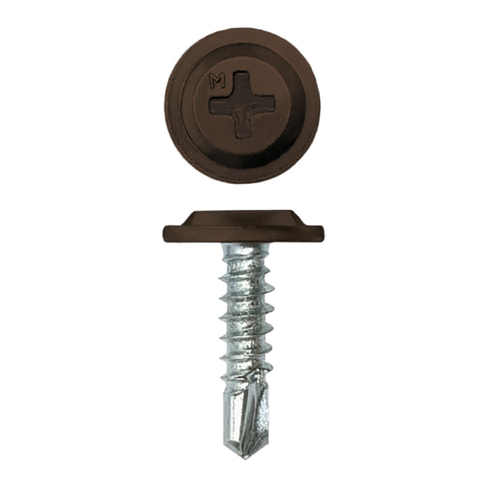 Саморез ПШС Daxmer Pro 4,2х16 (1000 шт) шлиц PH2 RAL 8017