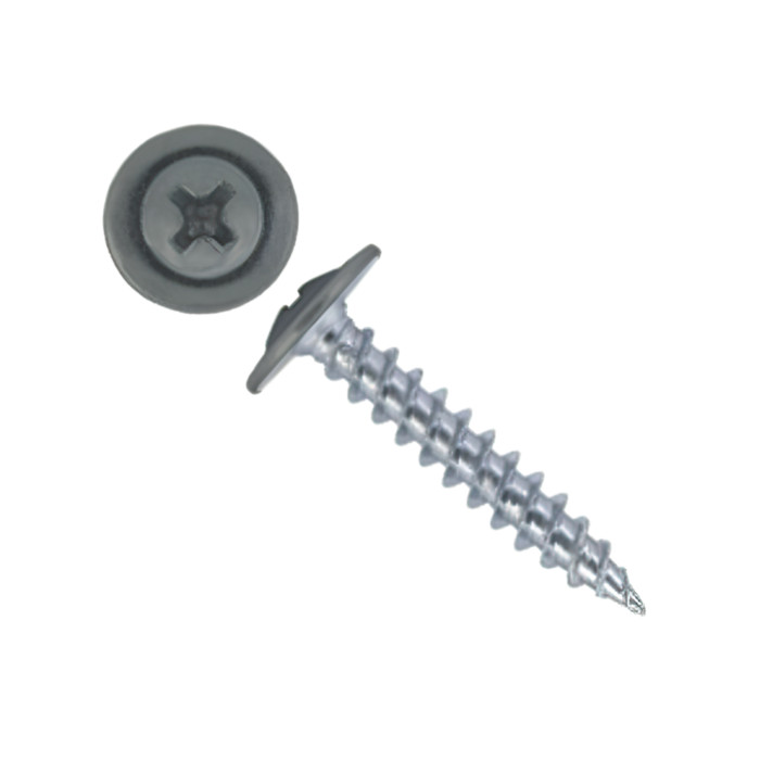 Саморез ПШ 4,2х19 (1000шт) шлиц PH2 RAL 9006